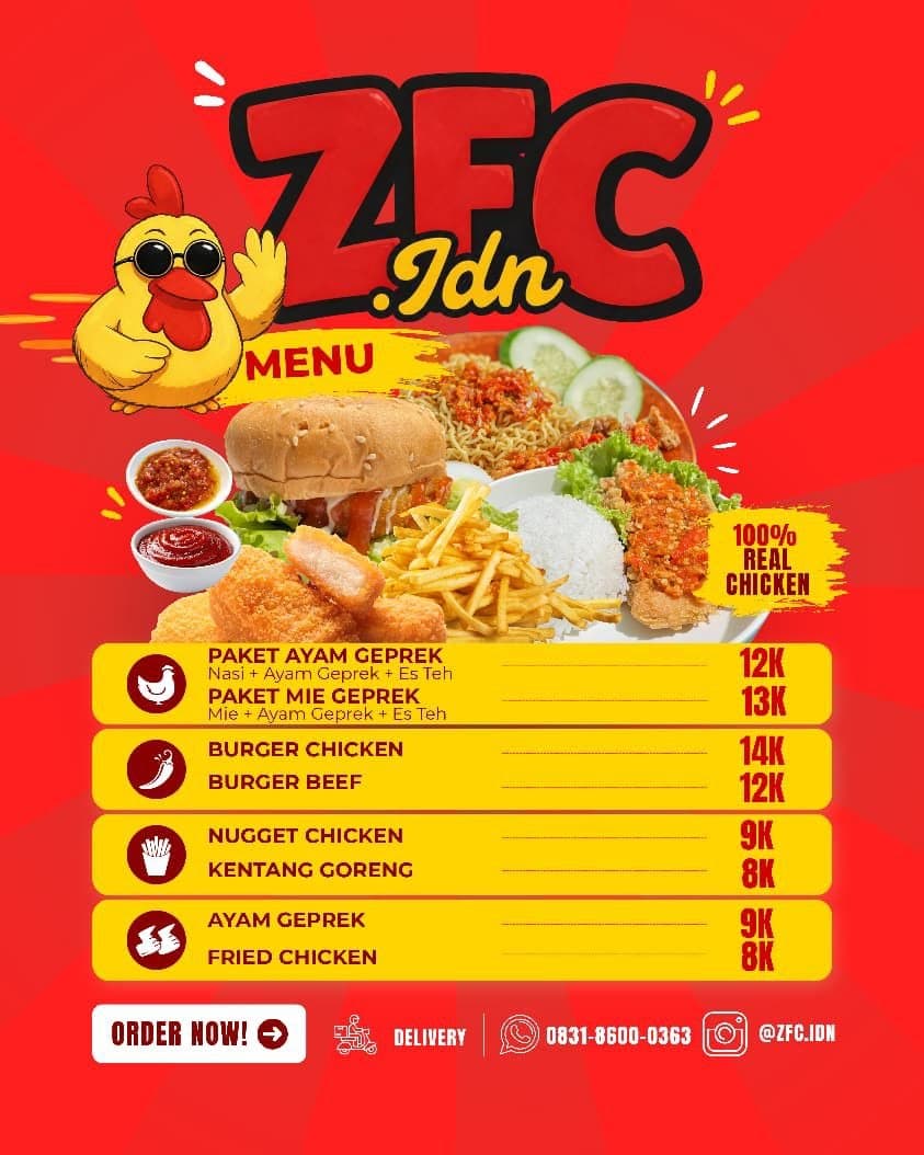 Menu lengkap ZFC.Idn